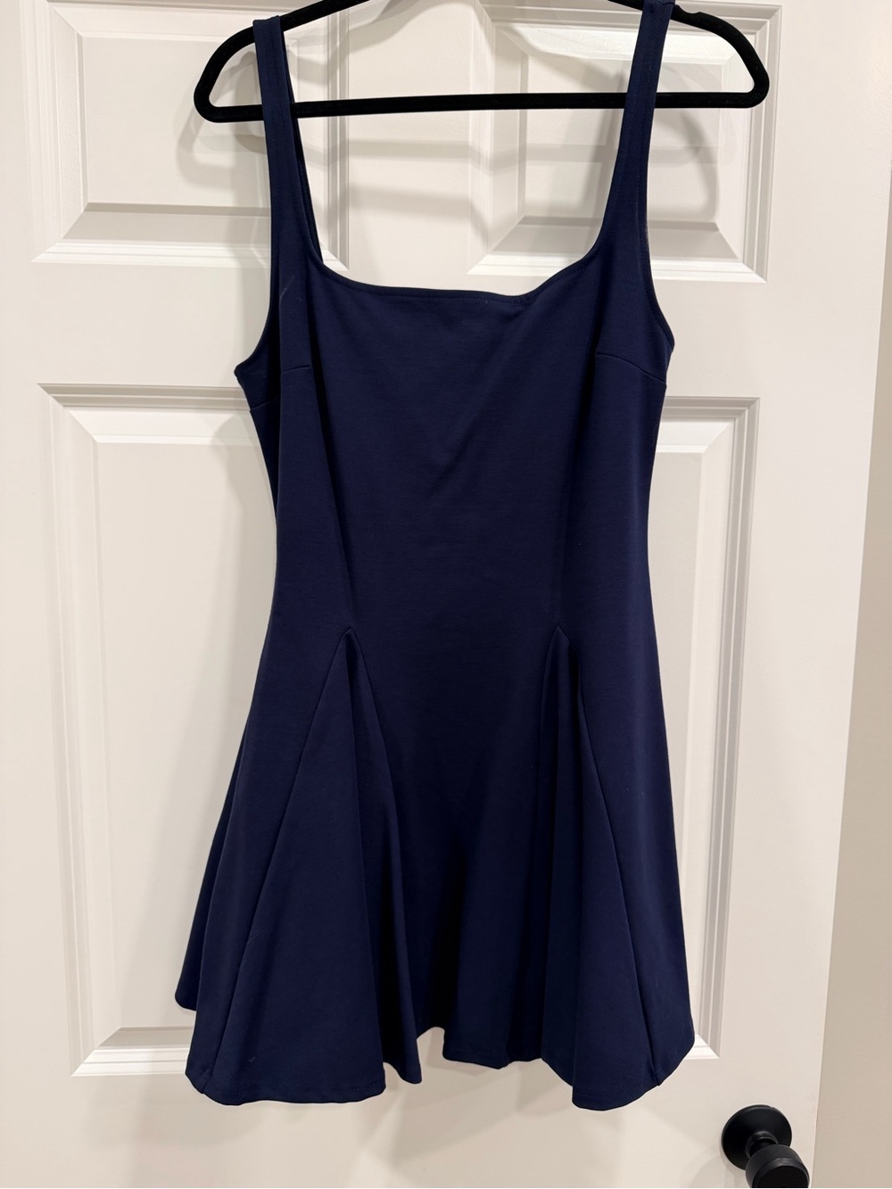 Urban Outfitters Navy Blue Fit-and-Flare Mini Dress